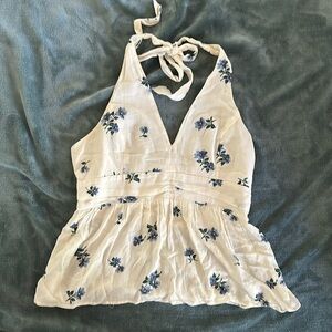 American Eagle Floral Halter top